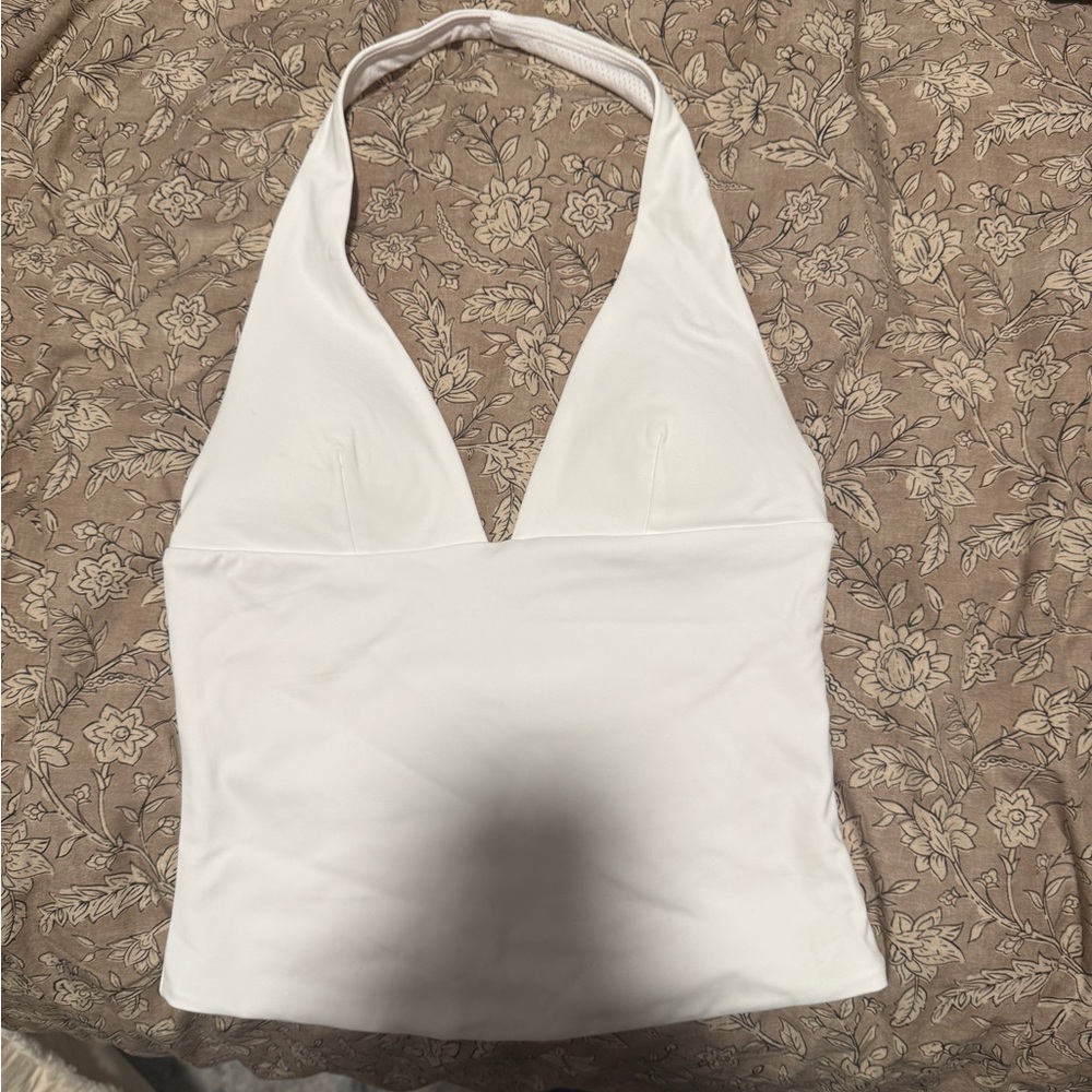 CSB White Halter top NWT - Small